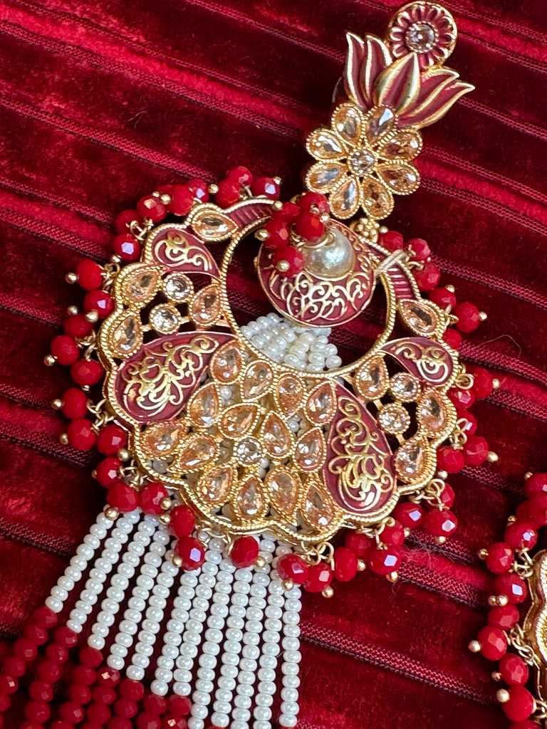 LOTUS WEDDING EARRINGS