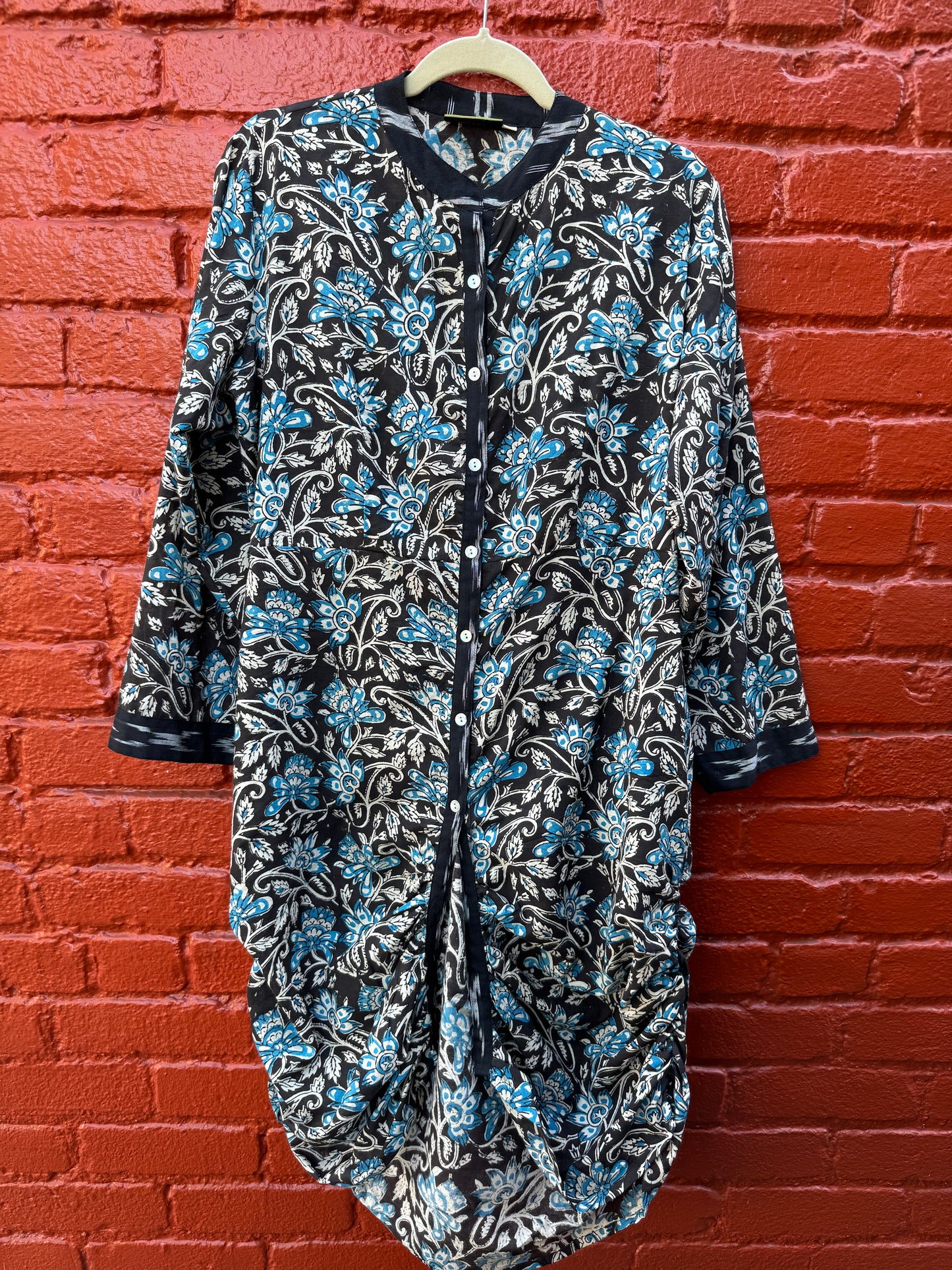 KETANJI COAT BLACK FLORAL