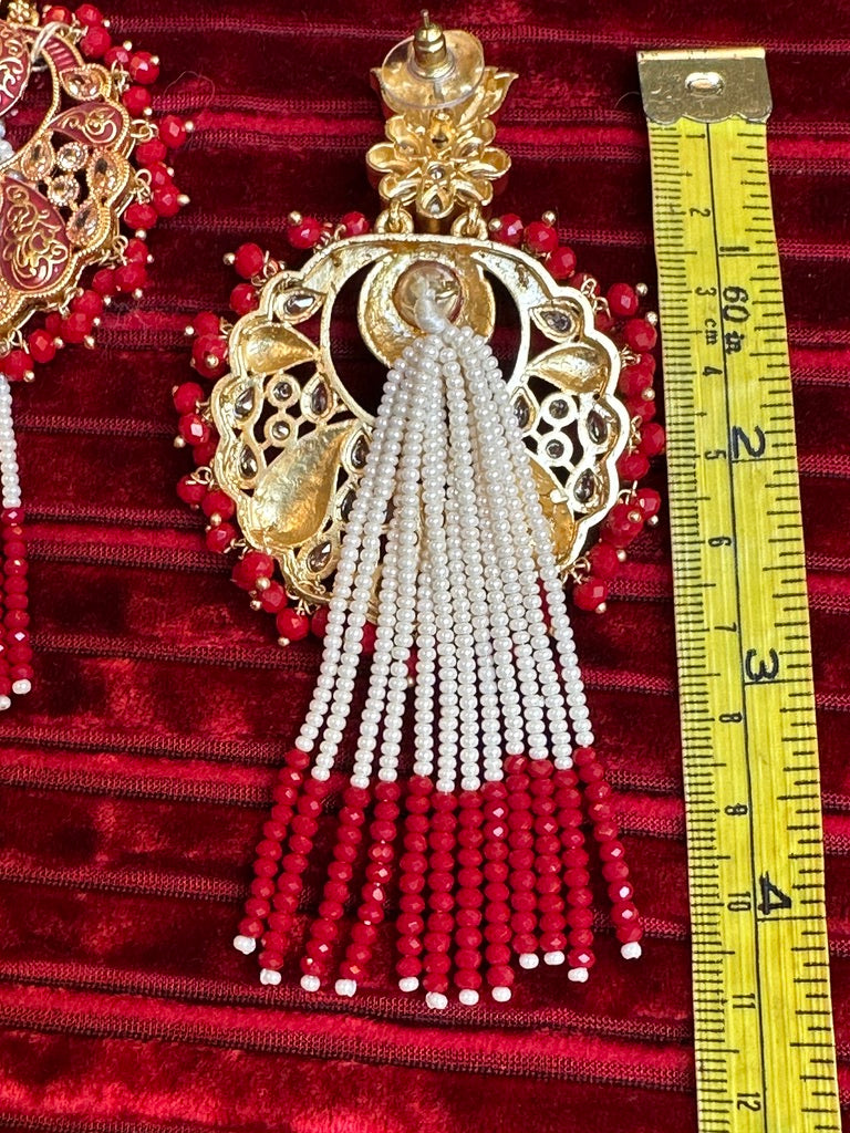 LOTUS WEDDING EARRINGS