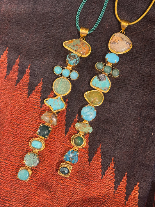 TURQUOISE TOTEM NECKLACES
