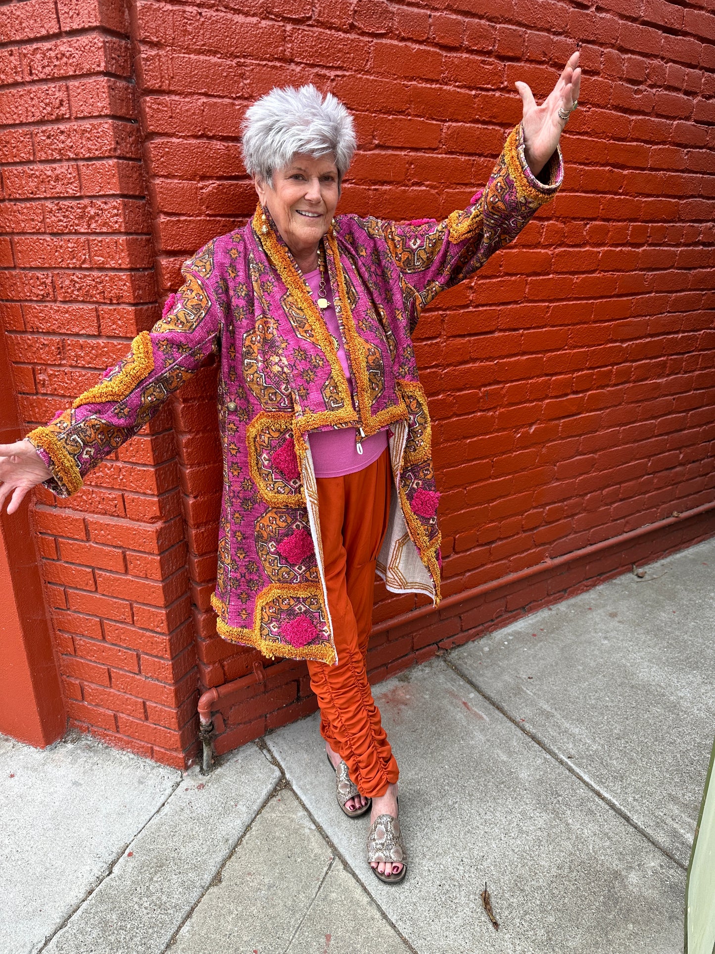 FLYING CARPET COAT ORCHID