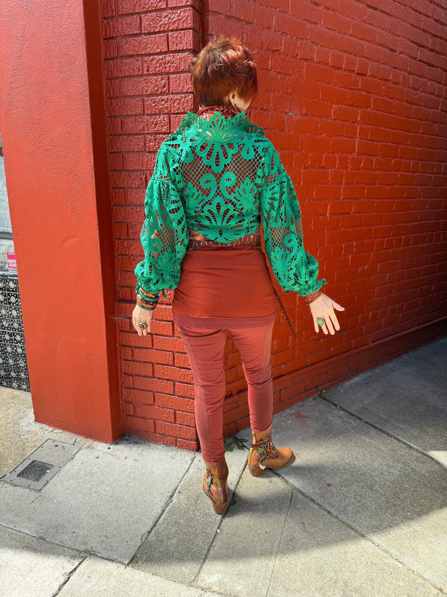 JADE LACE ZIP JACKET