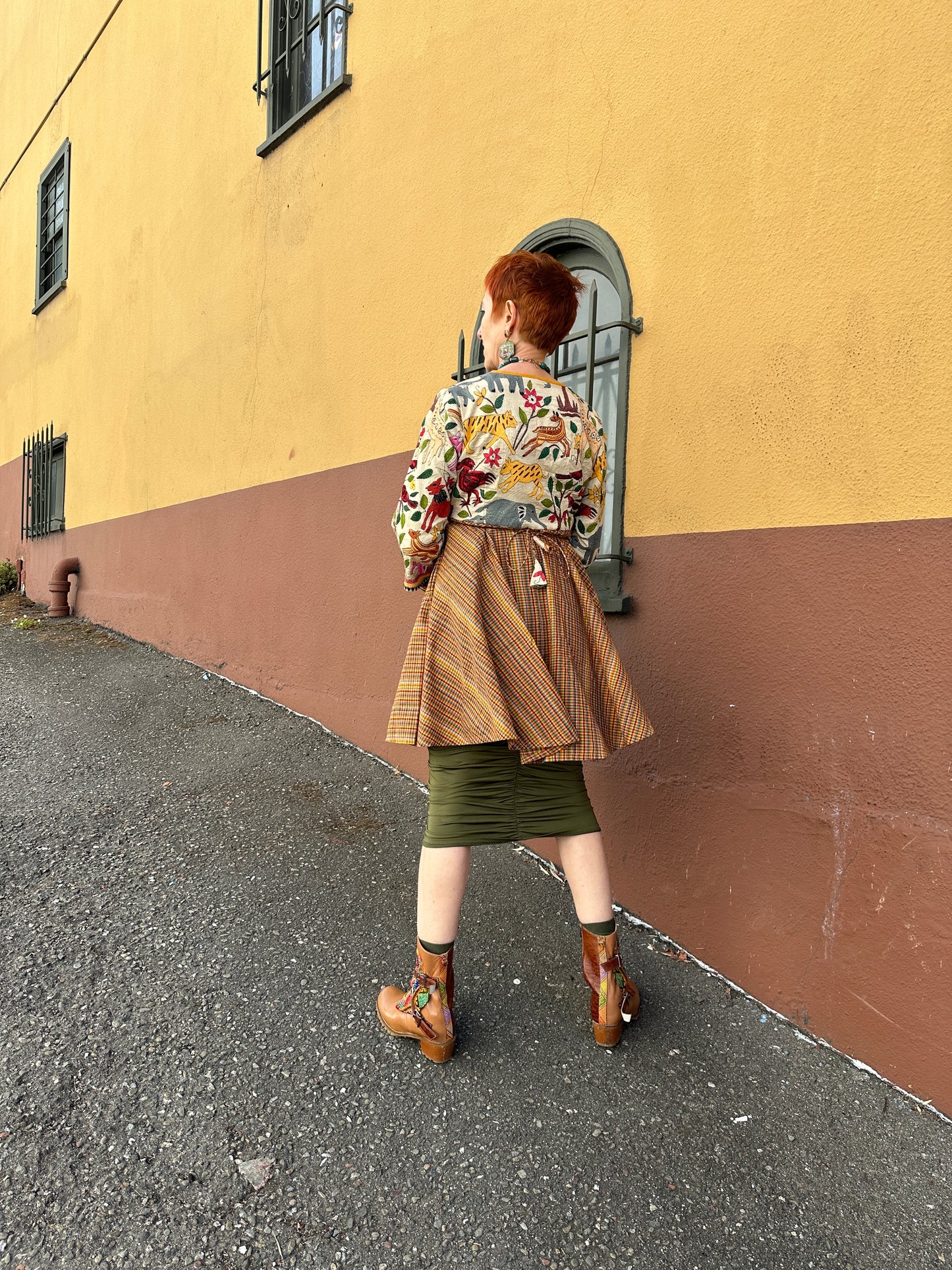 FANTASTICAL CREATURES ABBREVIATED AZEEZA COAT DRESS