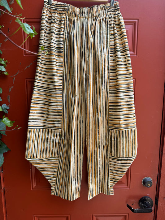 RONI PANTS HAND PRINTED STRIPES