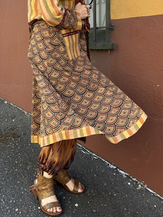 WOMAN OF WHEAT COAT DRESS