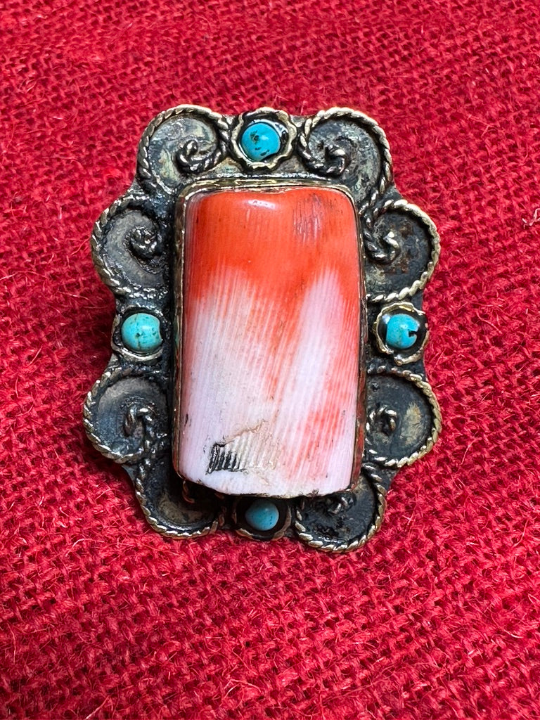FLAMINGO CORAL RING