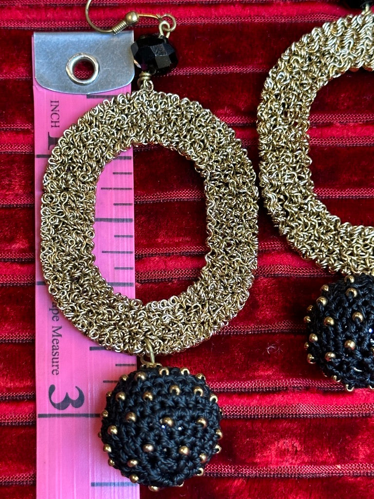 DISC-OH! BALL EARRINGS