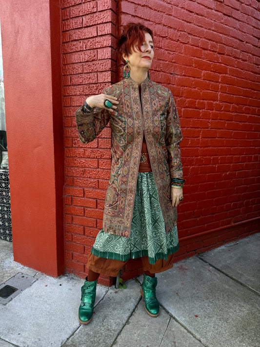 KASHMIRI PAISLEY PARADISE COAT