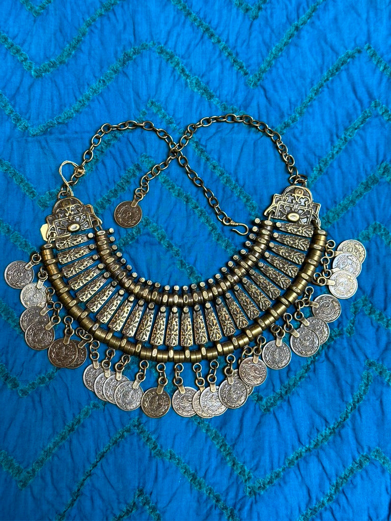 SACRAL COIN CHOKER NECKLACE