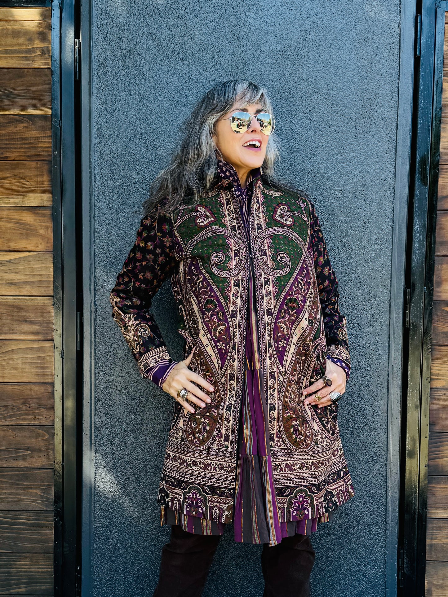 KASHMIRI PAISLEY PARADISE COAT
