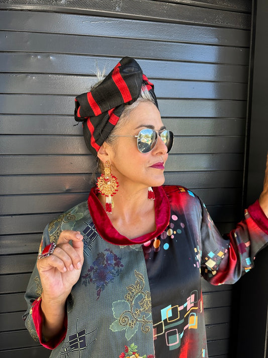 LOTUS WEDDING EARRINGS