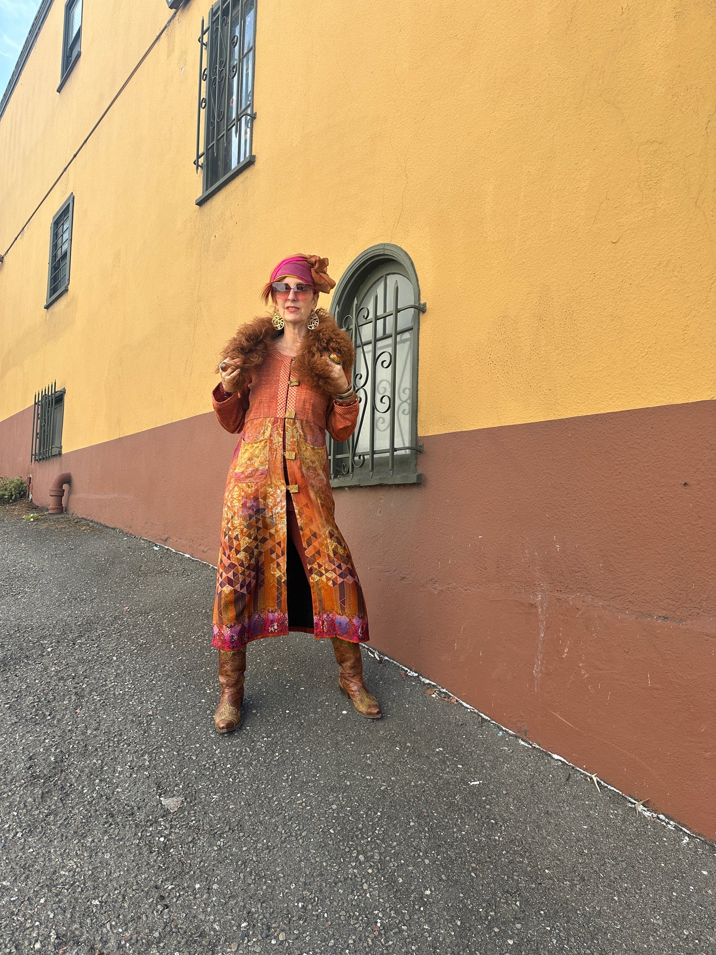 AUTUMN GLOW COLLAGE COAT