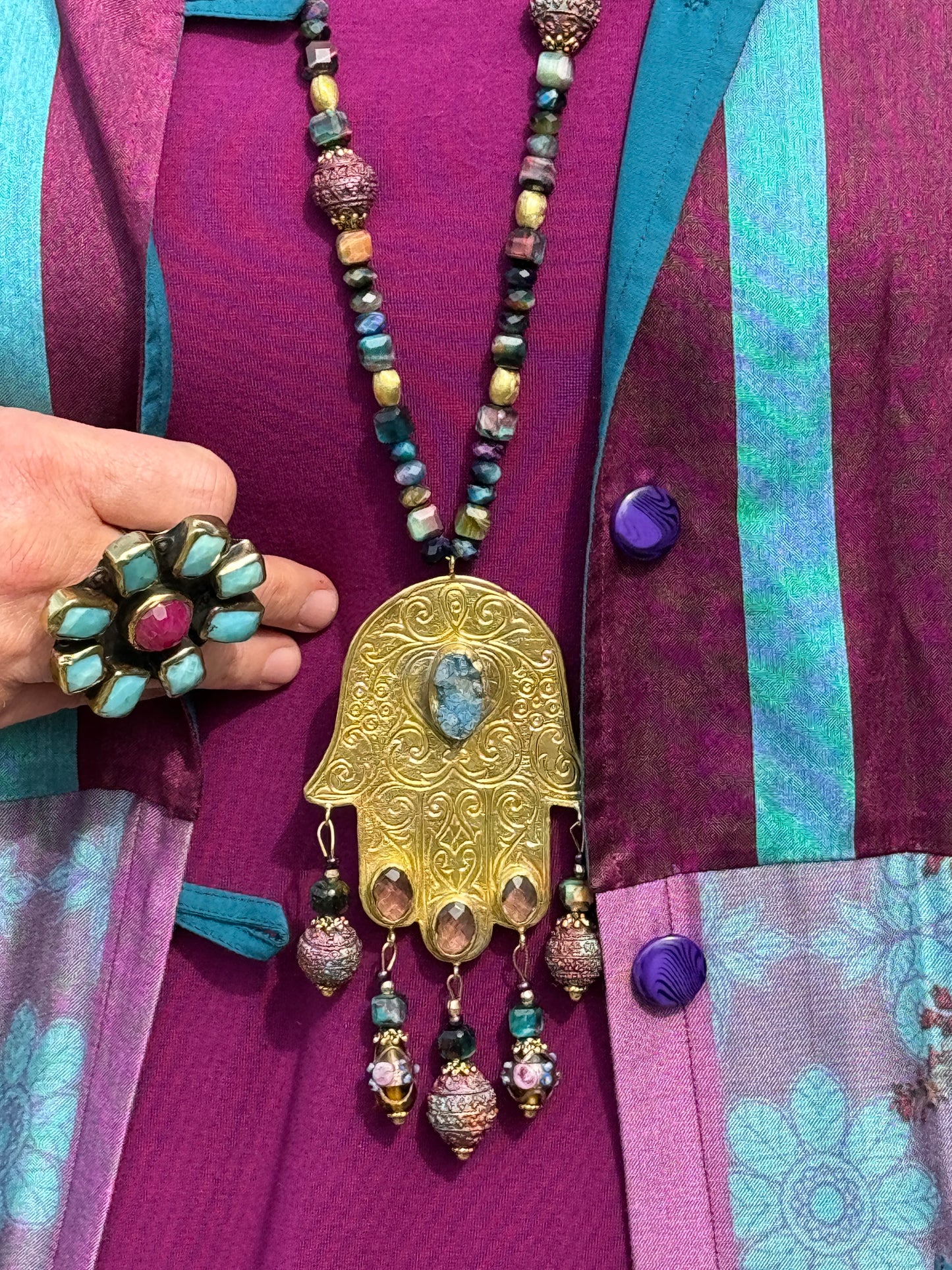 HAMSA HANGING JEWELS