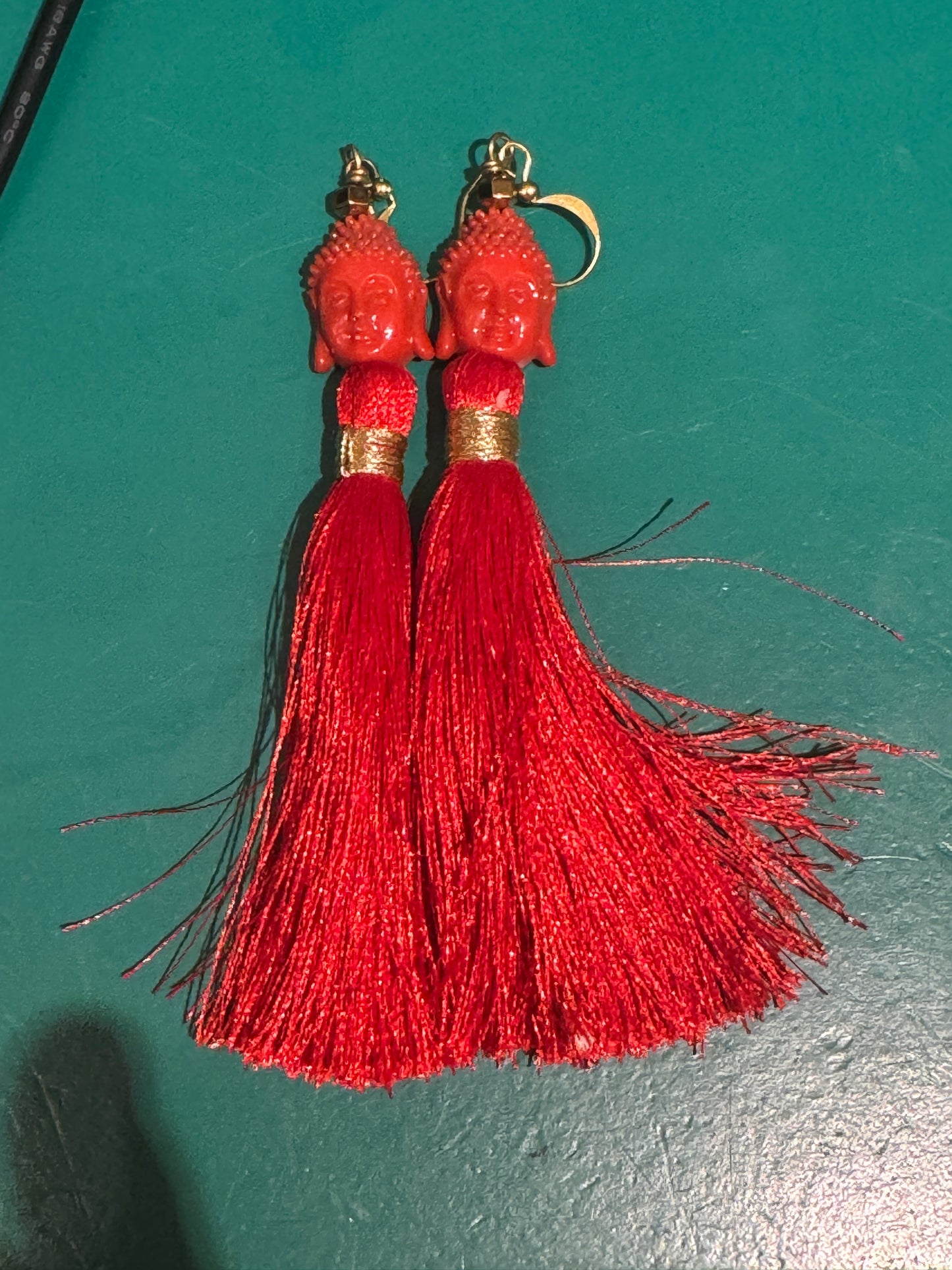 BUDDHA TASSEL EARRINGS