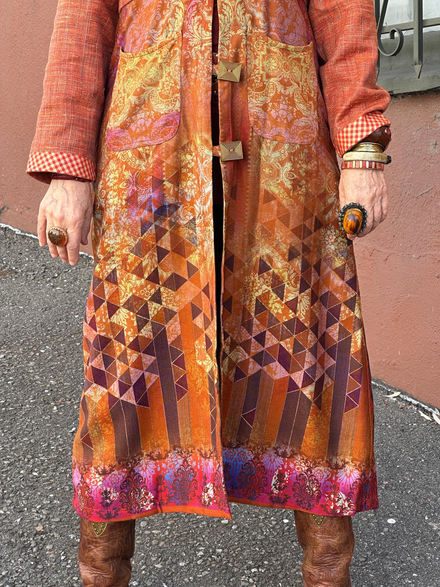 AUTUMN GLOW COLLAGE COAT