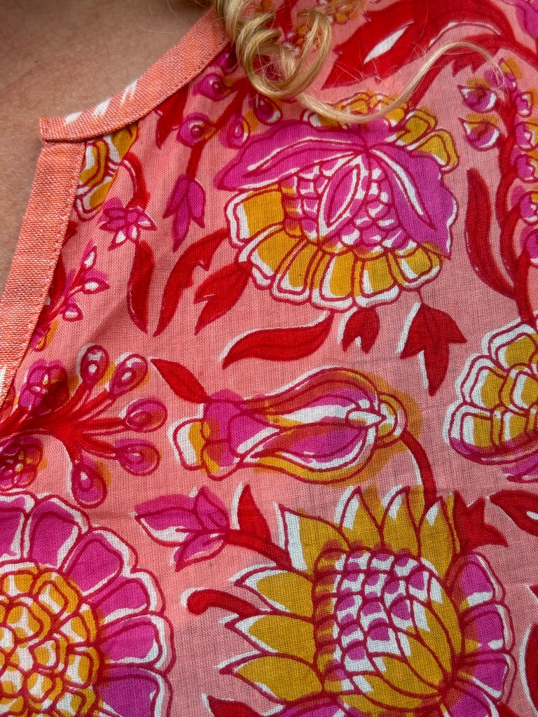 CROP TOP FLORAL PRINT