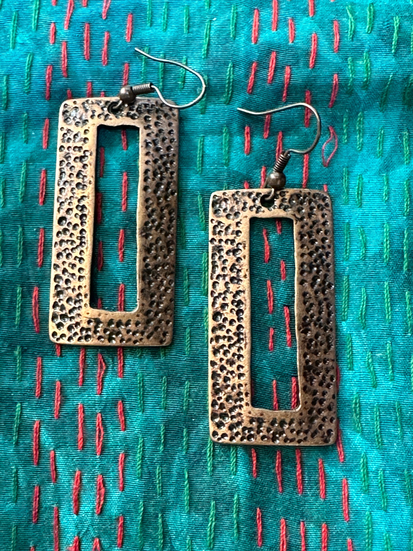 COPPER-TONE EARRINGS