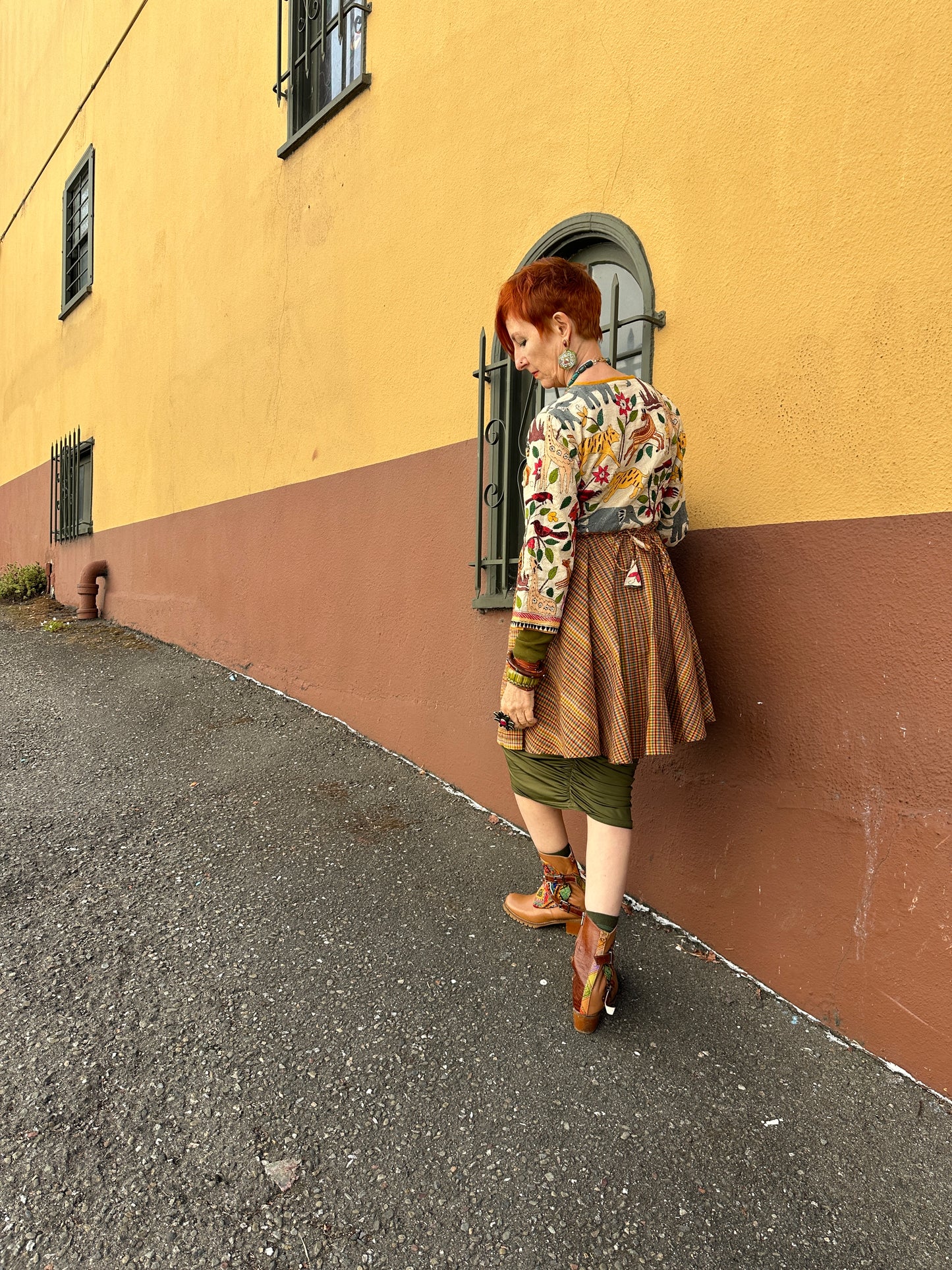 FANTASTICAL CREATURES ABBREVIATED AZEEZA COAT DRESS