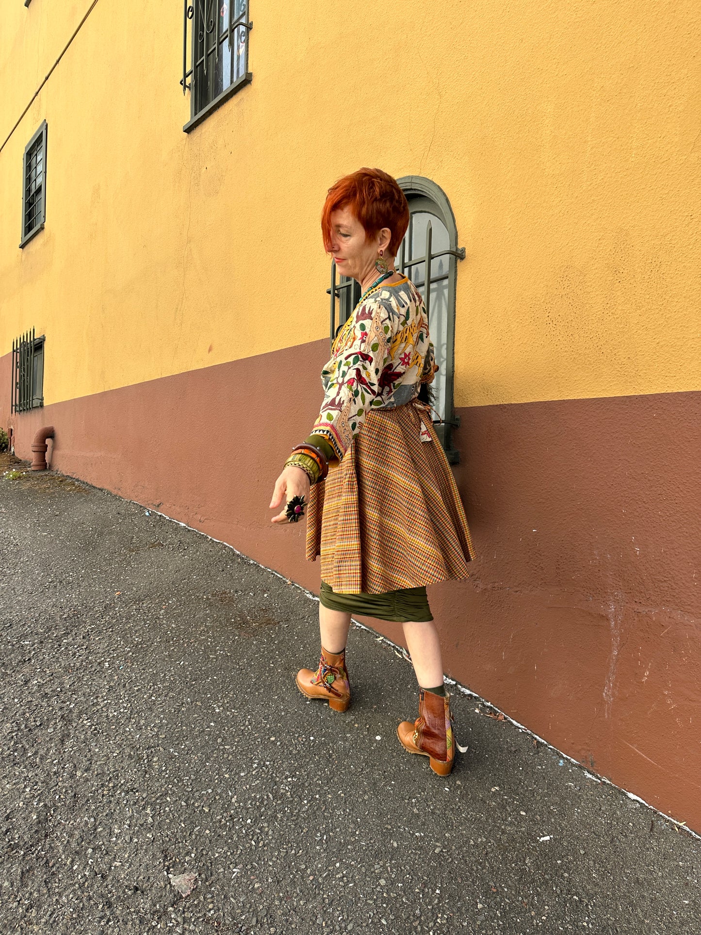FANTASTICAL CREATURES ABBREVIATED AZEEZA COAT DRESS