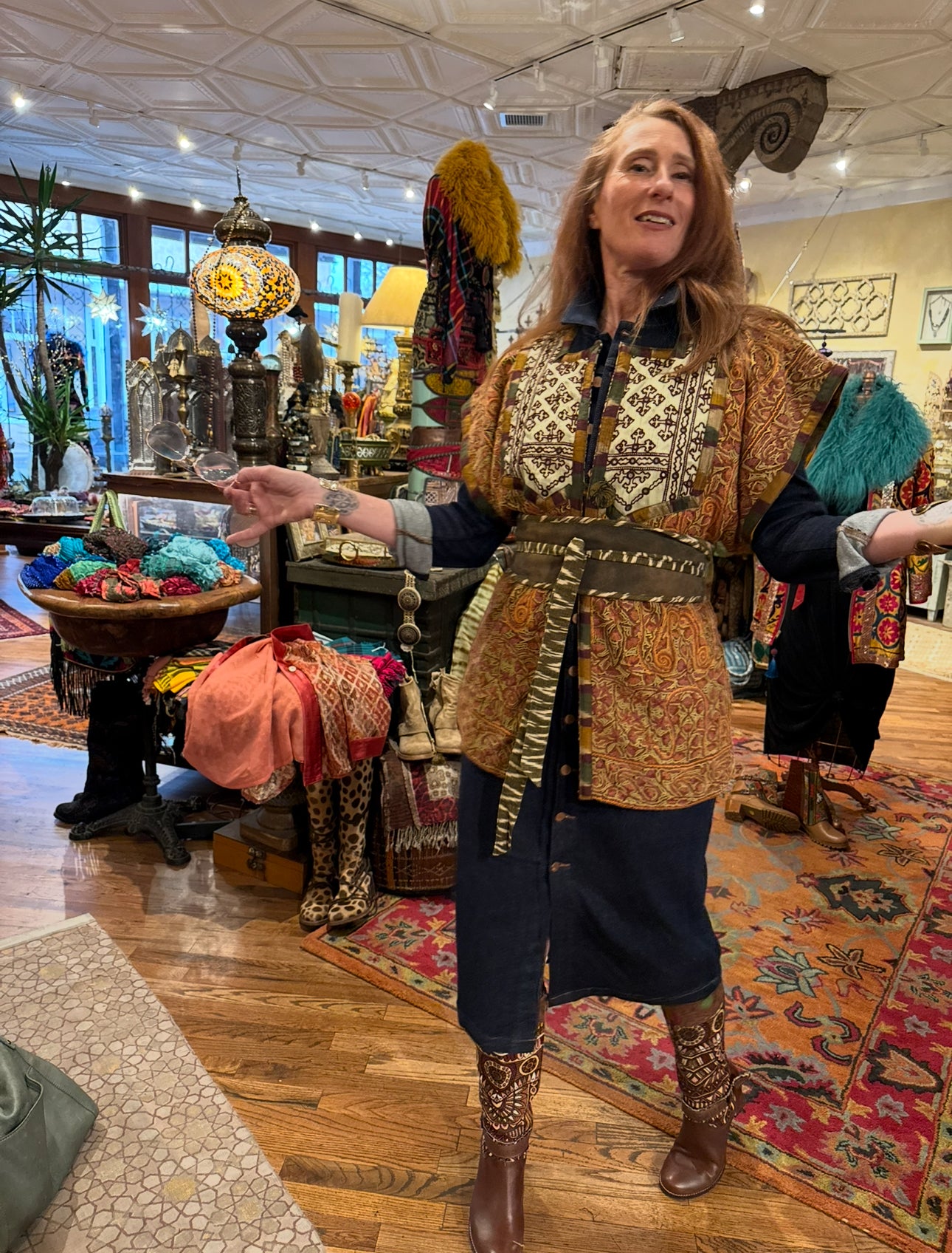 SO VERY KASHMIRI CREWEL UPCYCLED JACKET