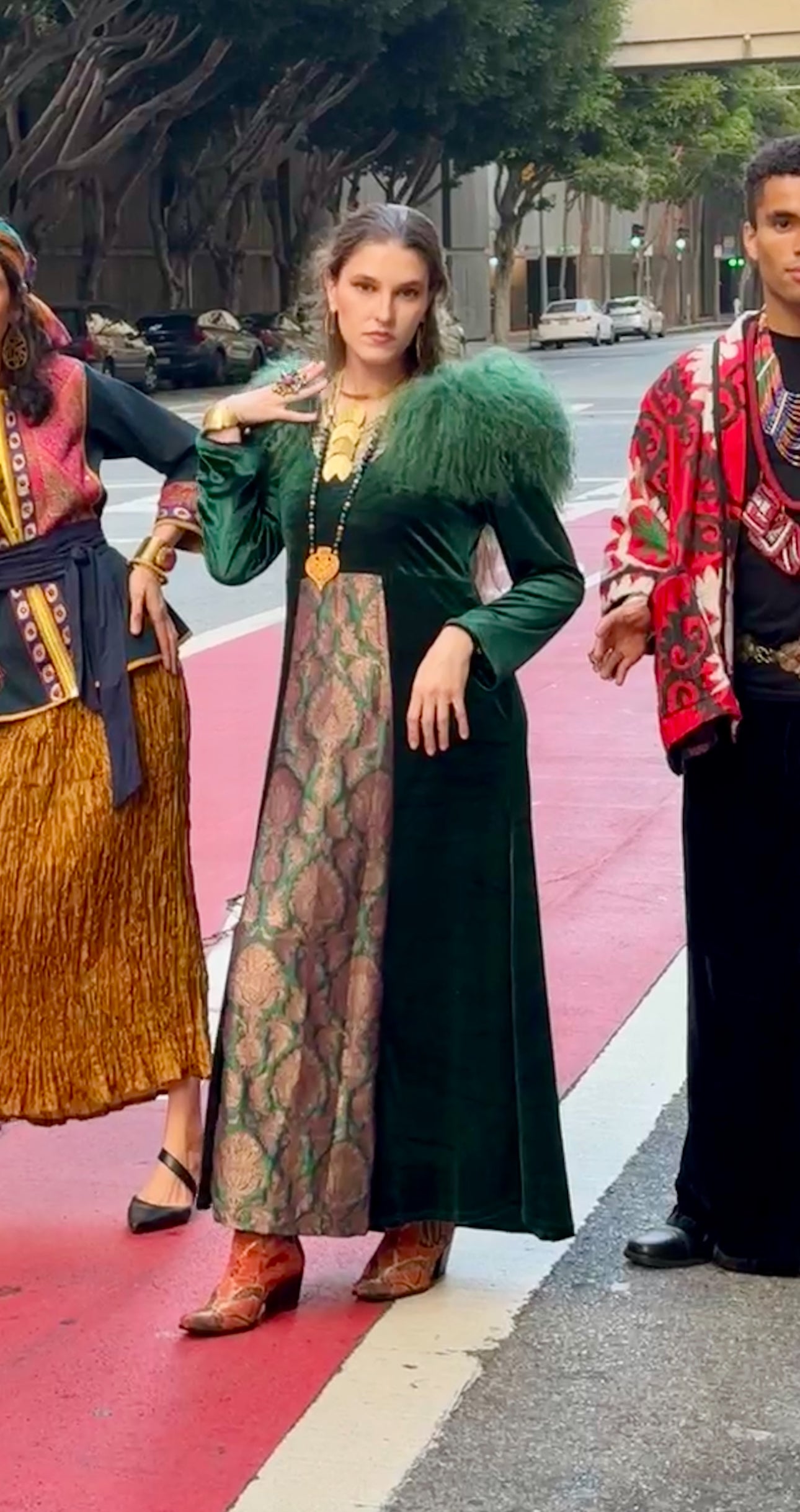FIVE JEWEL TONE RENAISSANCE DRESSES