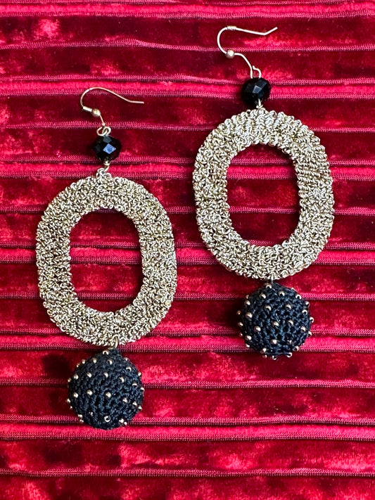 DISC-OH! BALL EARRINGS