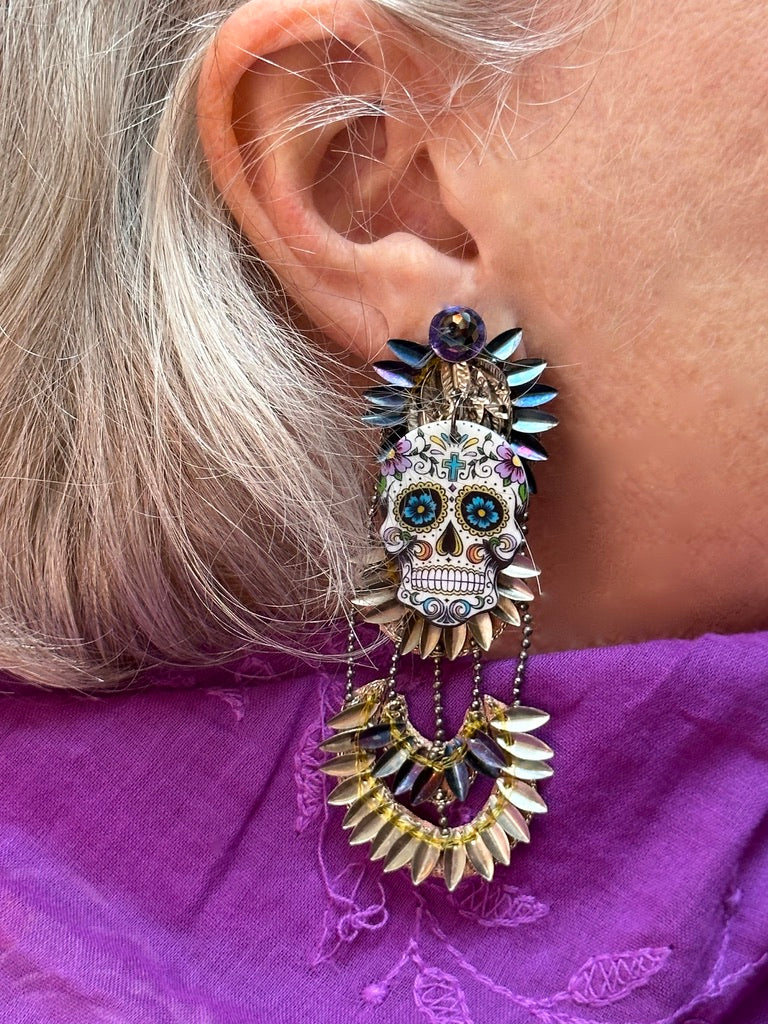 SKULLS & SCALES EARRINGS