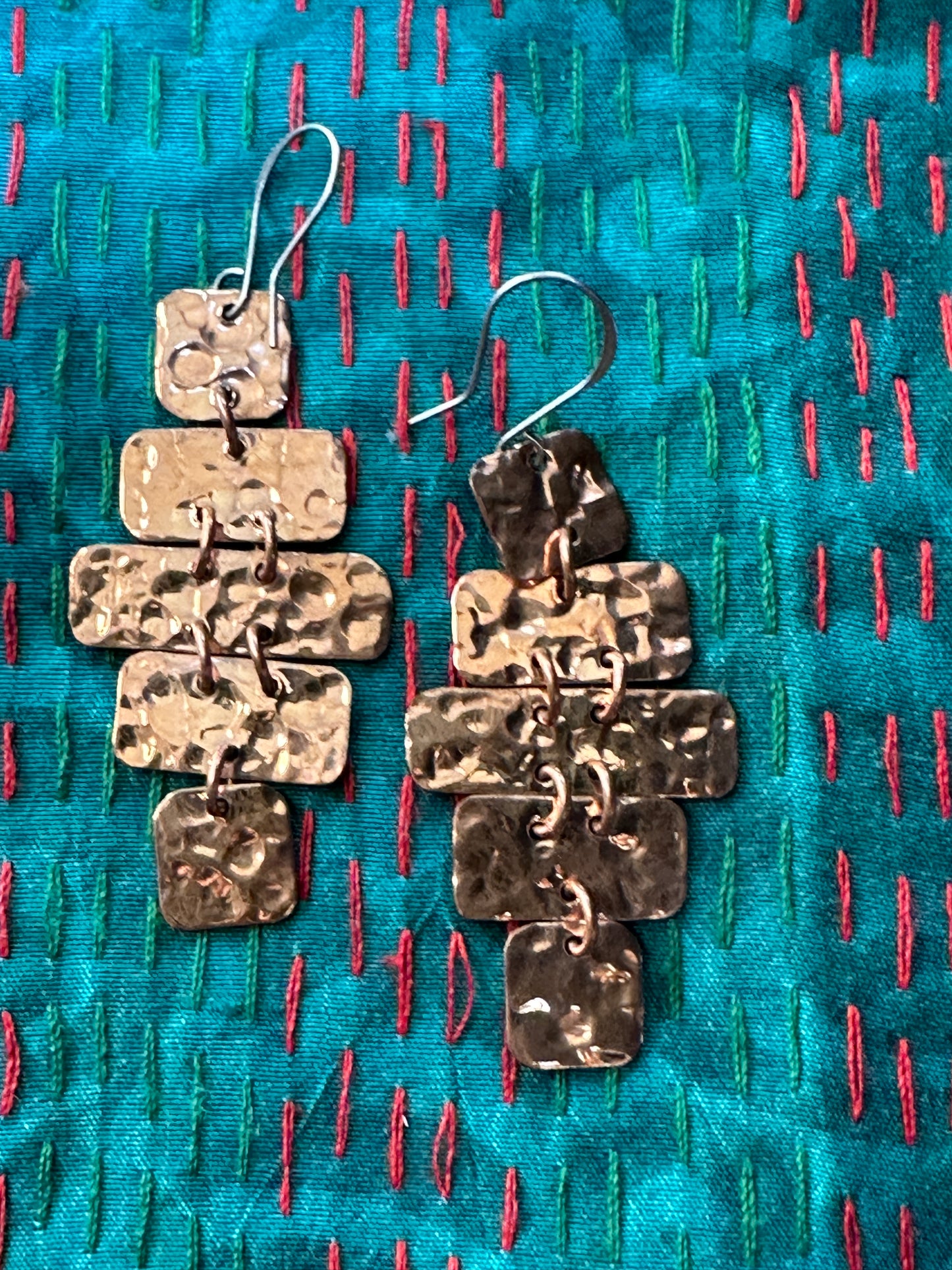 COPPER-TONE EARRINGS