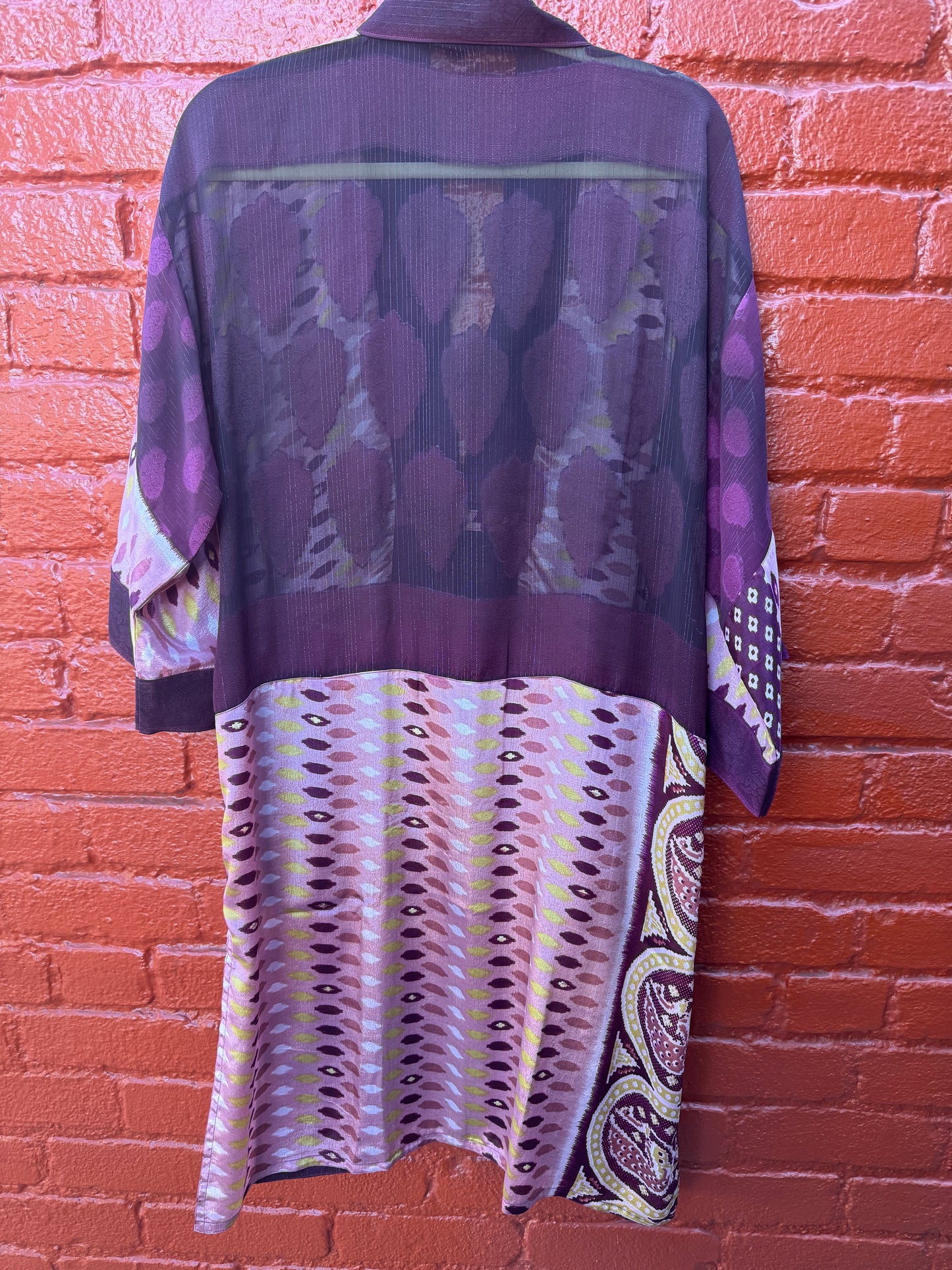 MAUVE AND MERLOT SHORT & LONG KIMONOS