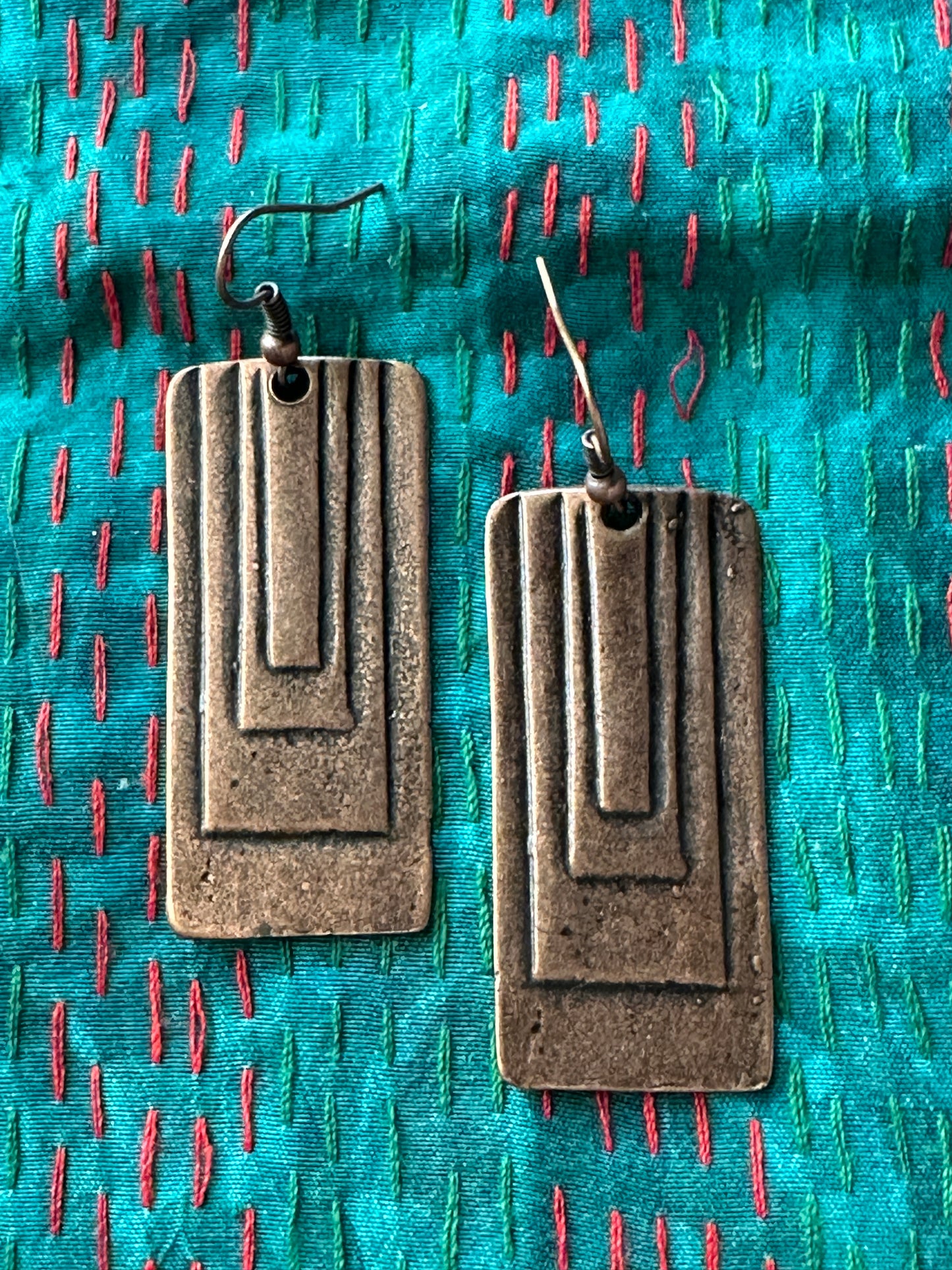 COPPER-TONE EARRINGS