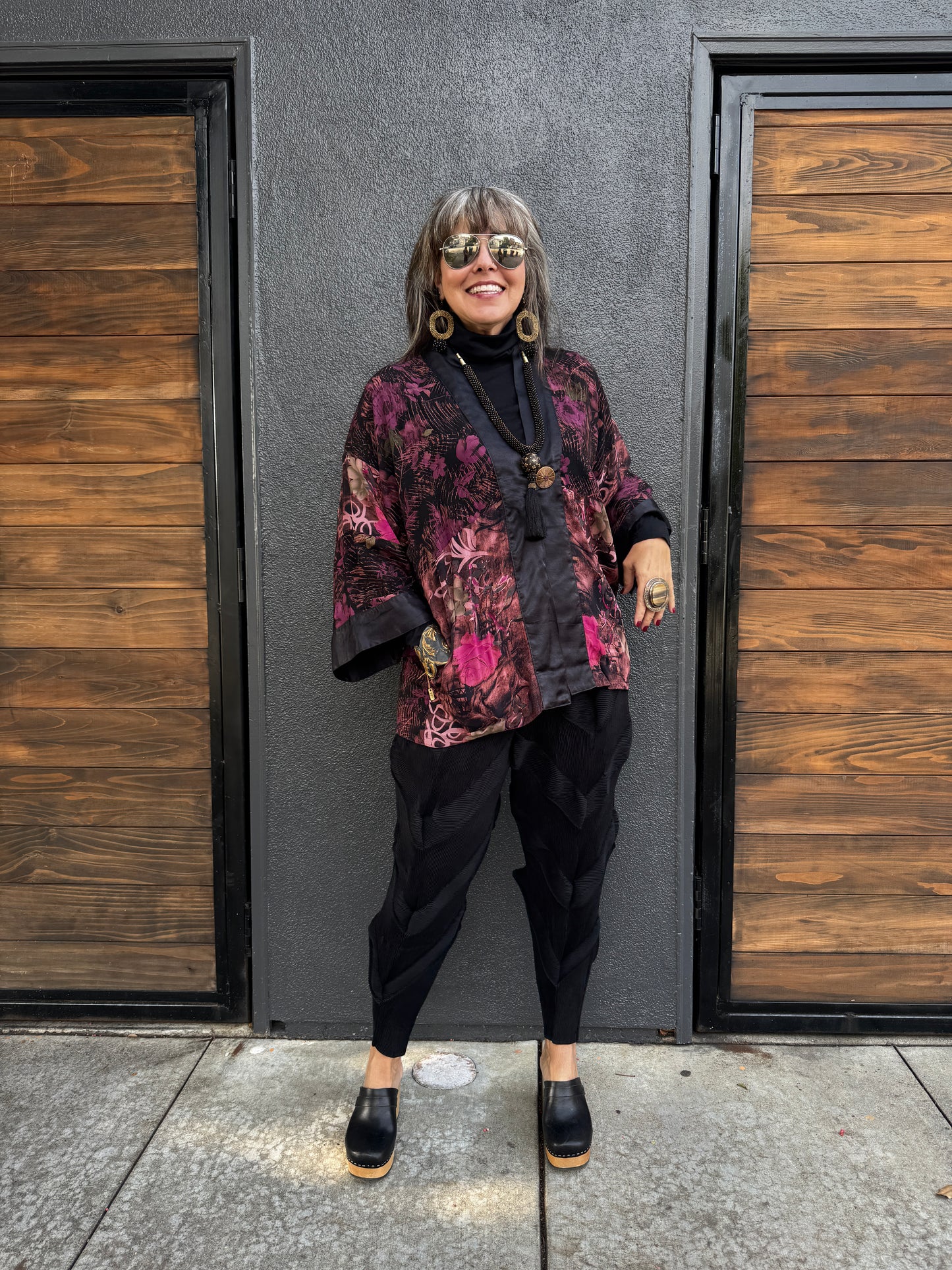 FLORAL FANTASY KIMONO JACKETS - SHORT AND LONG