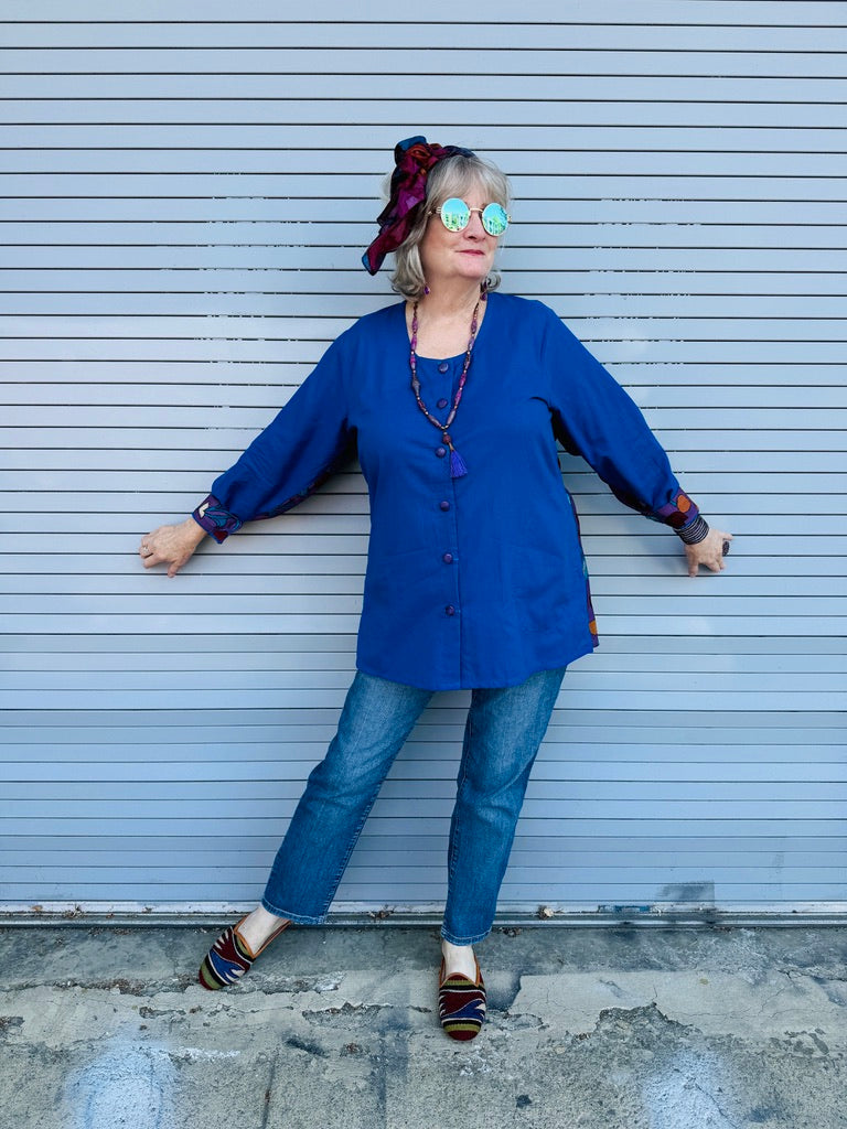 EXOTIC GARDEN BLOUSE