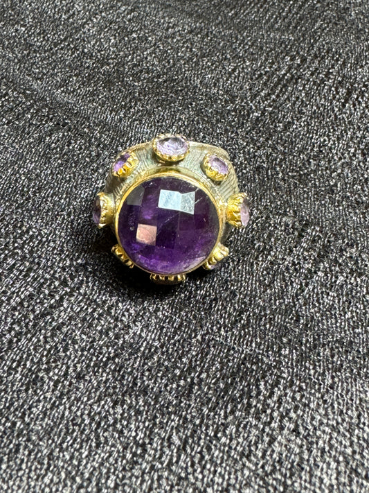 AWESOME AMETHYST RING