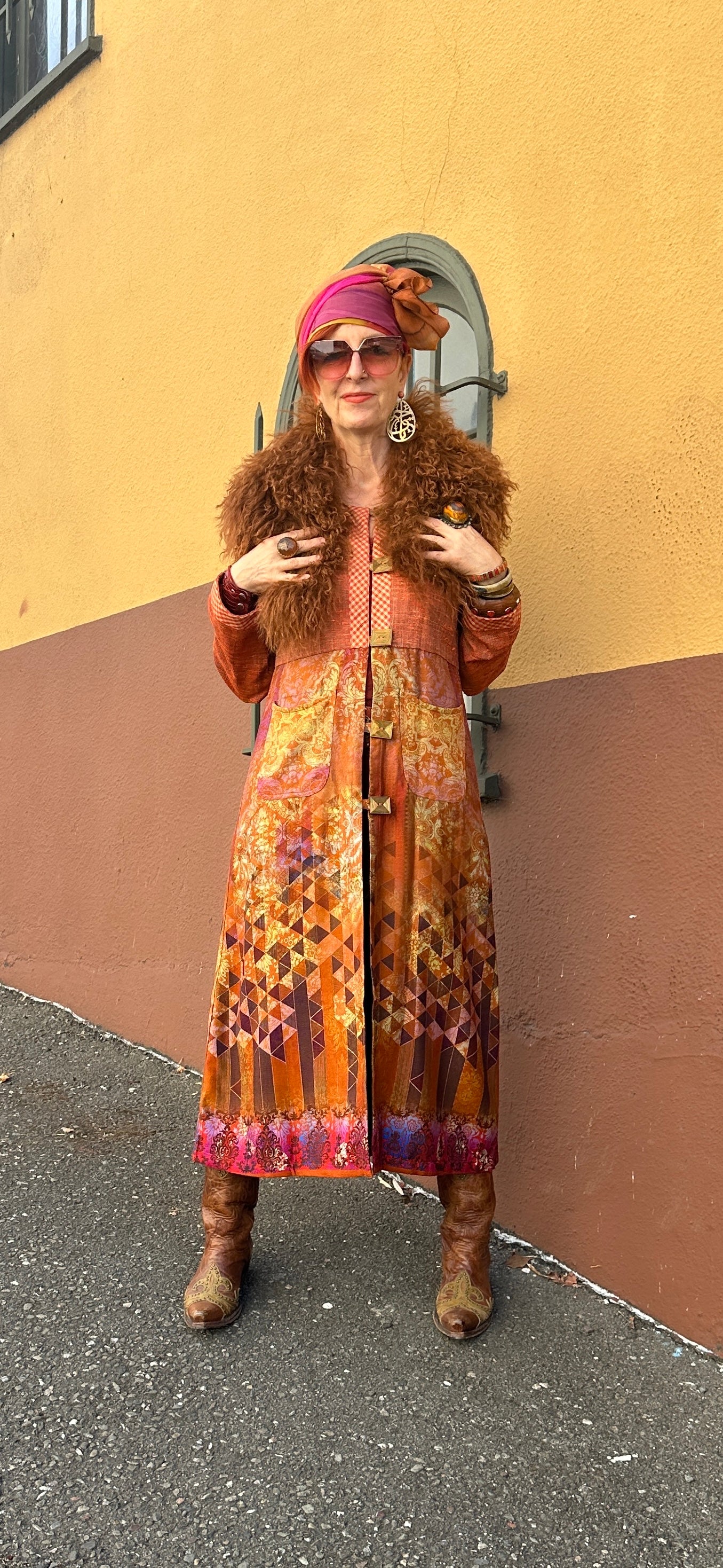 AUTUMN GLOW COLLAGE COAT