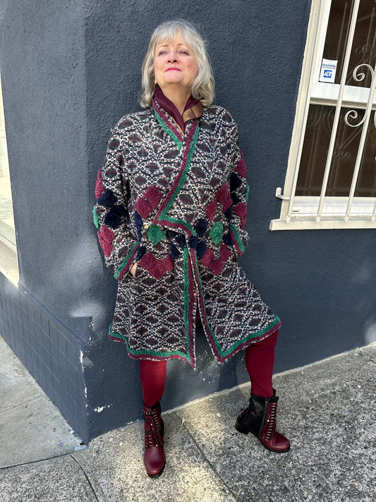 FLYING CARPET COAT NAVY DIAMONDBACK