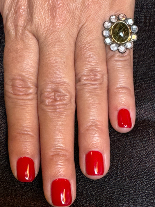 TOURMALINE CRYSTAL RING