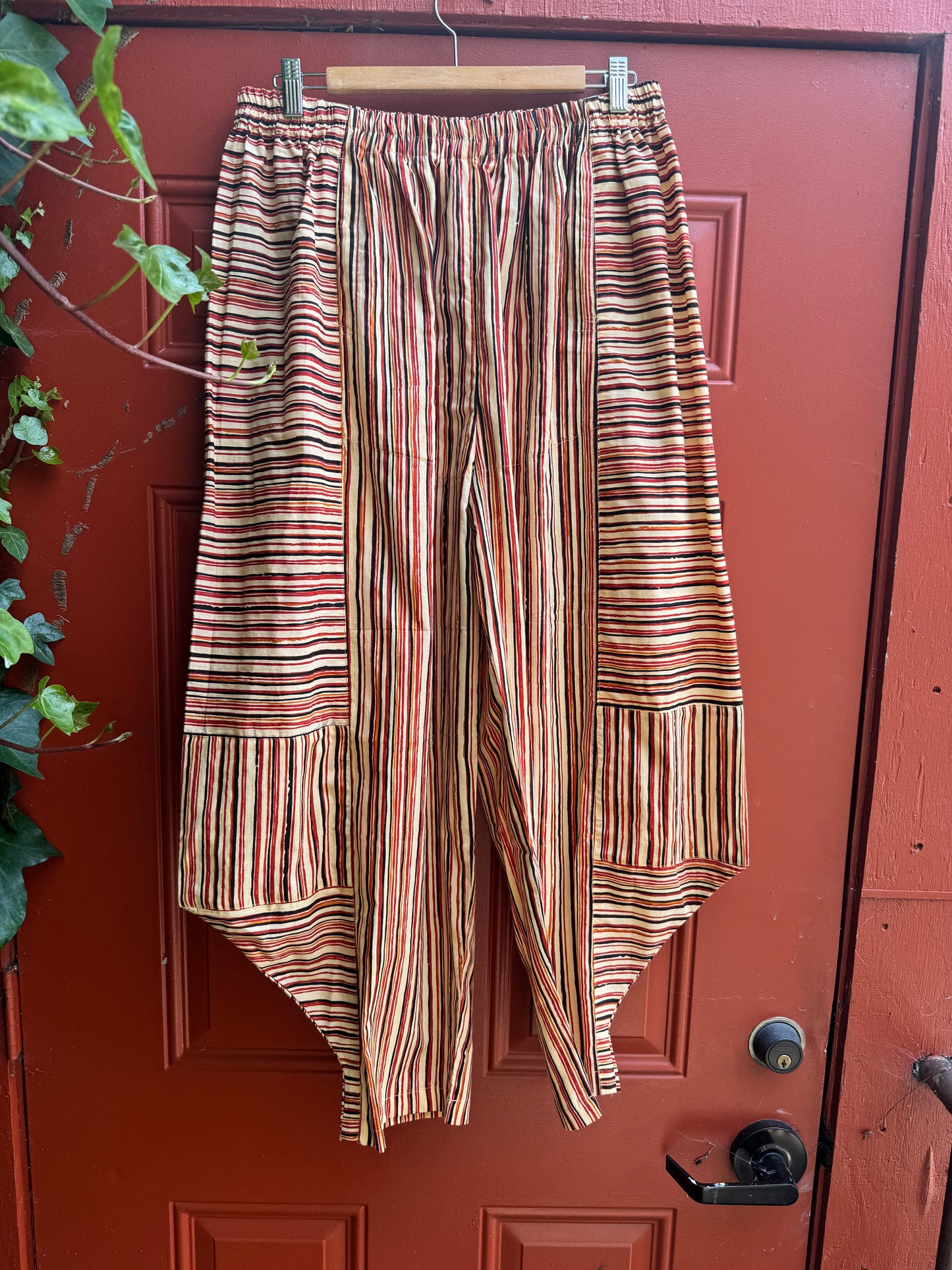 RONI PANTS HAND PRINTED STRIPES
