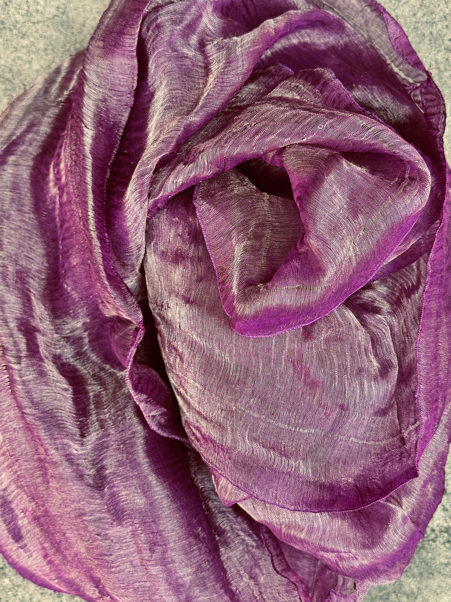 SILVER METALLIC ANGEL SCARVES