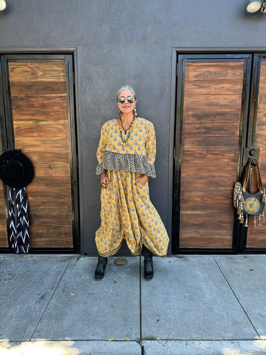 TUNISIAN HEART RUFFLE TOP