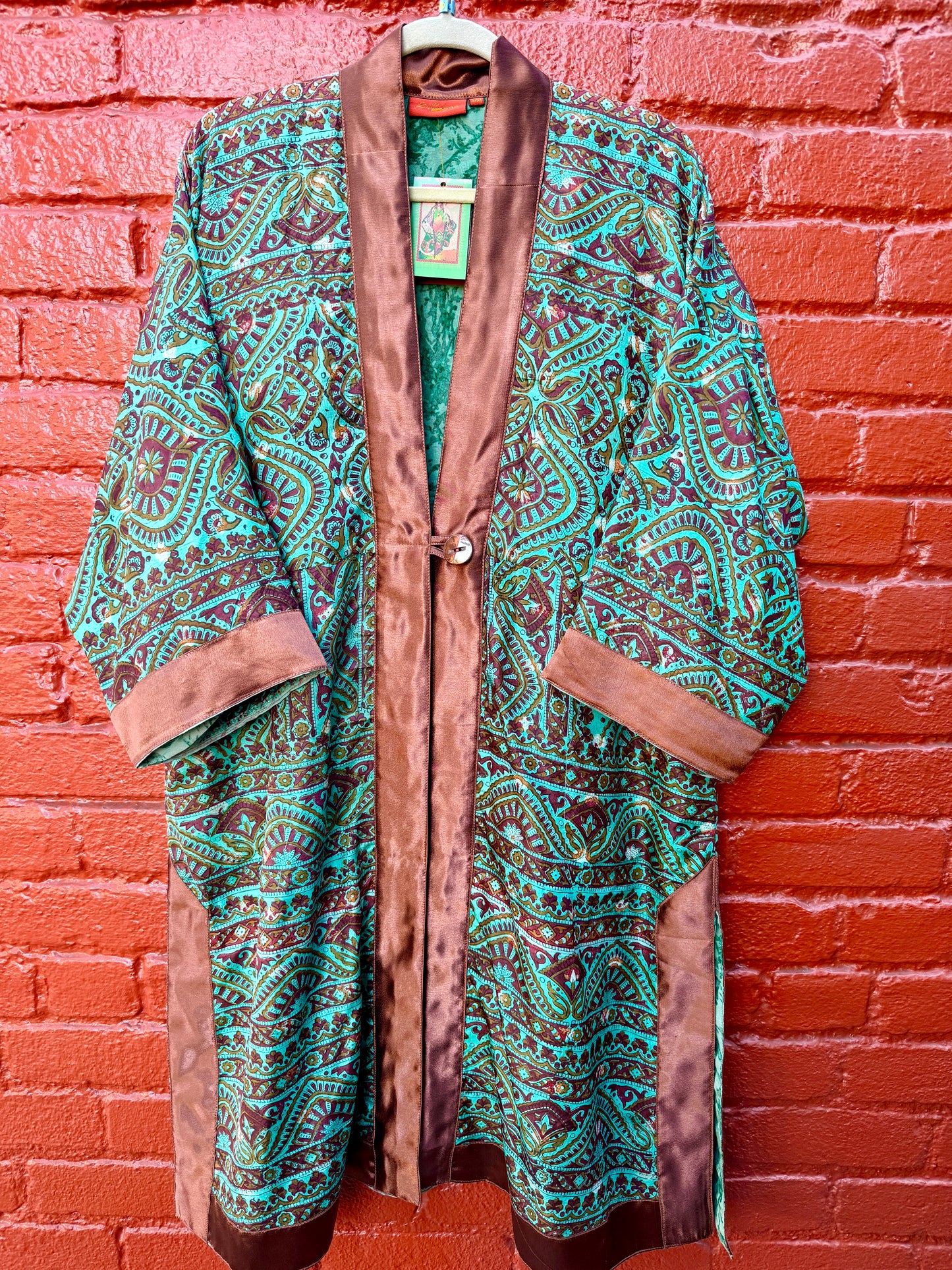 TEALISCIOUS SILK KIMONO