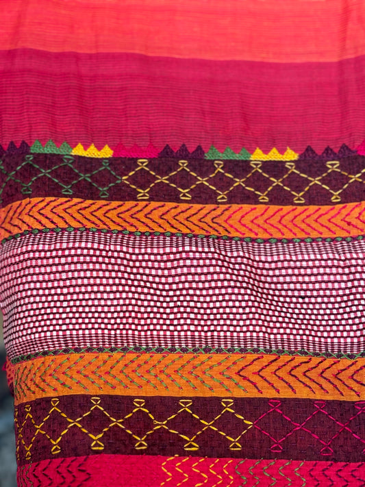 SEEING RED HANDLOOM SCARF