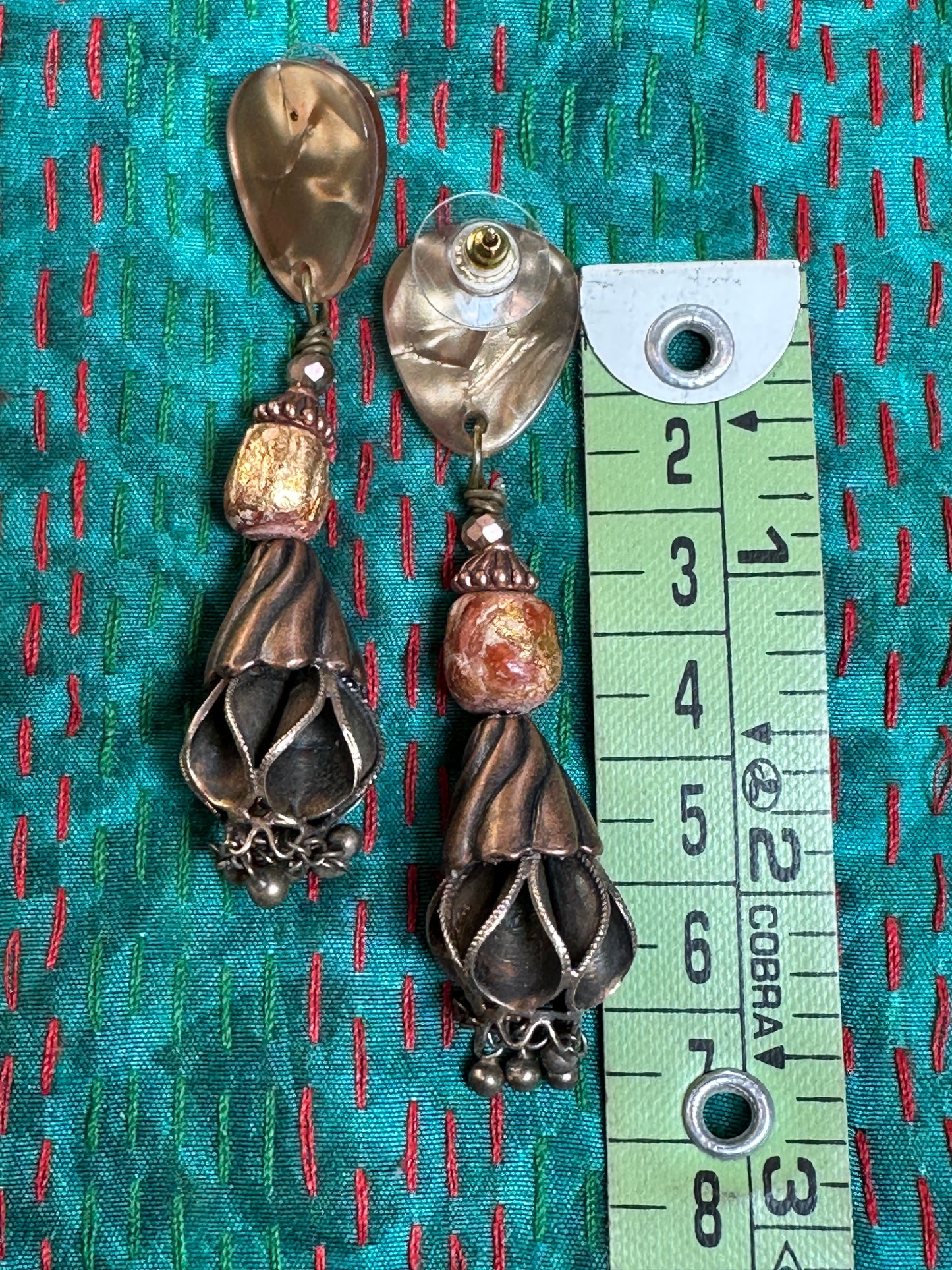 COPPER-TONE EARRINGS