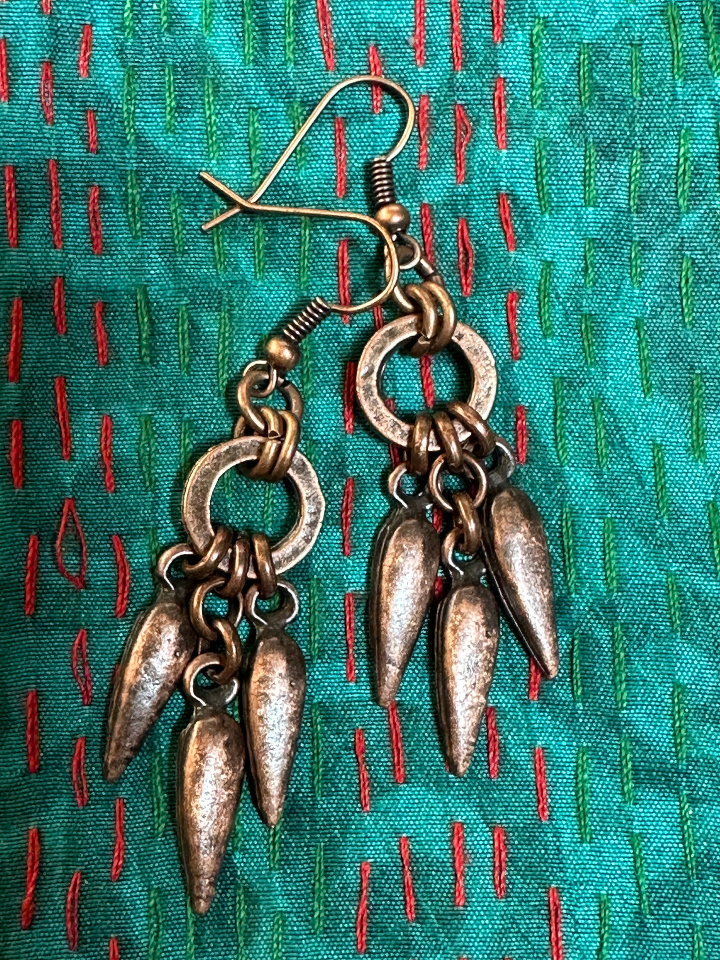 COPPER-TONE EARRINGS