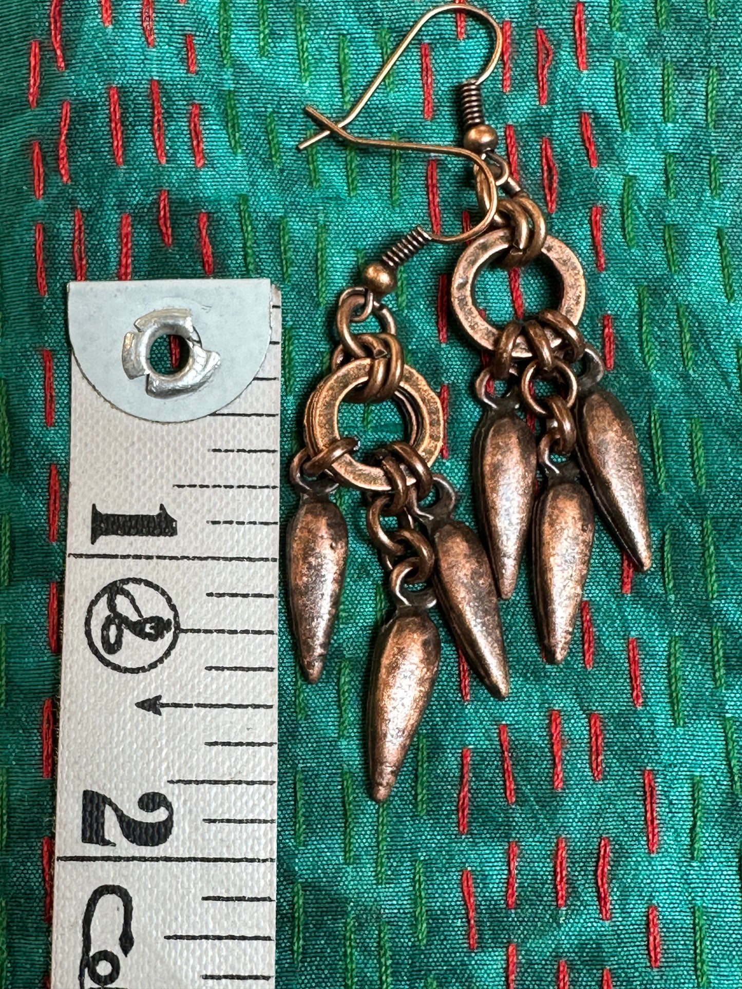 COPPER-TONE EARRINGS