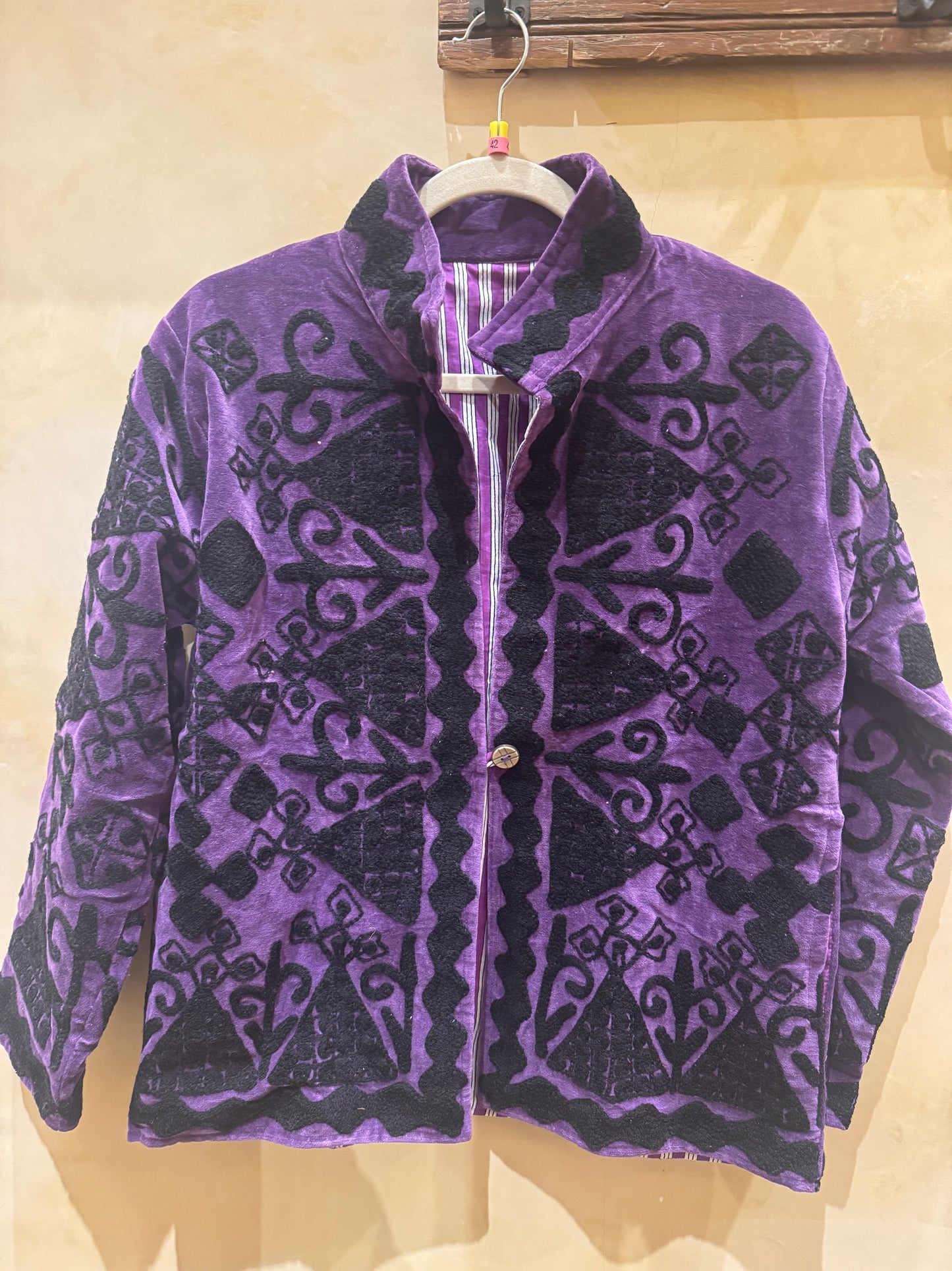 TUAREG JACKET EMBROIDERED VELVET
