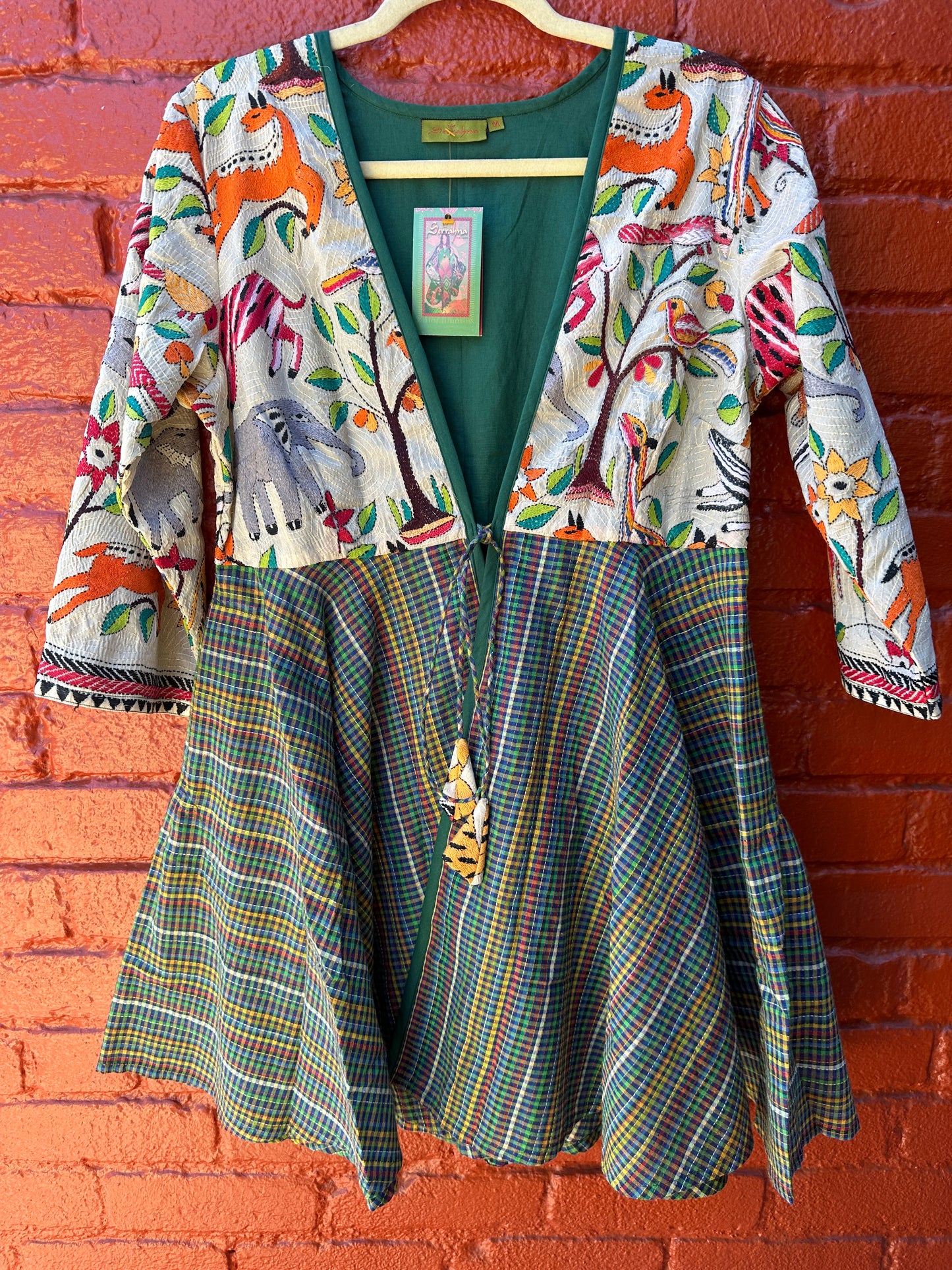 FANTASTICAL CREATURES ABBREVIATED AZEEZA COAT DRESS