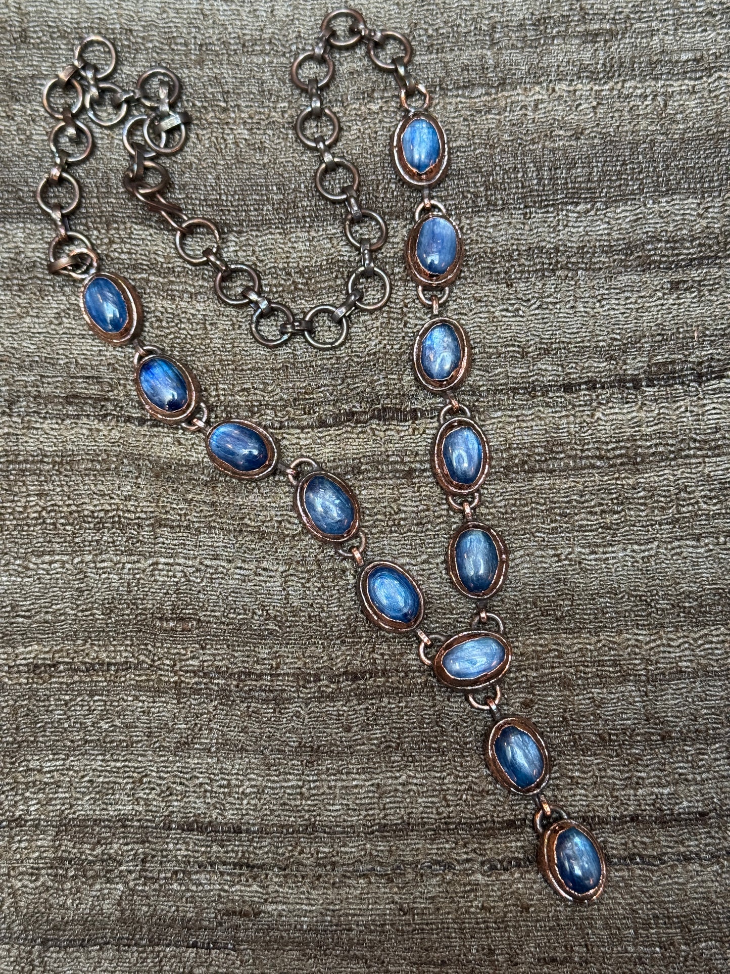 KYANITE COPPER NECKLACE