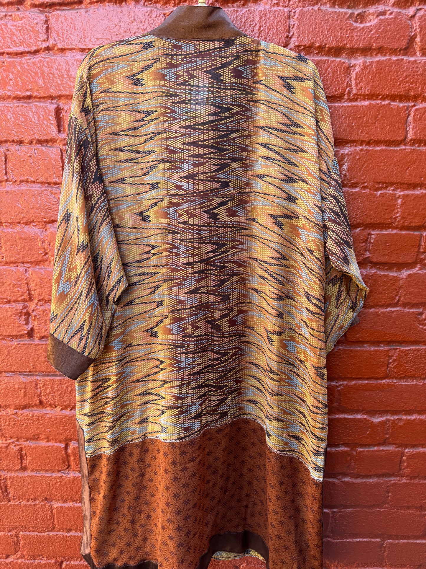 CHEVRON CHIEF KIMONO DUSTER