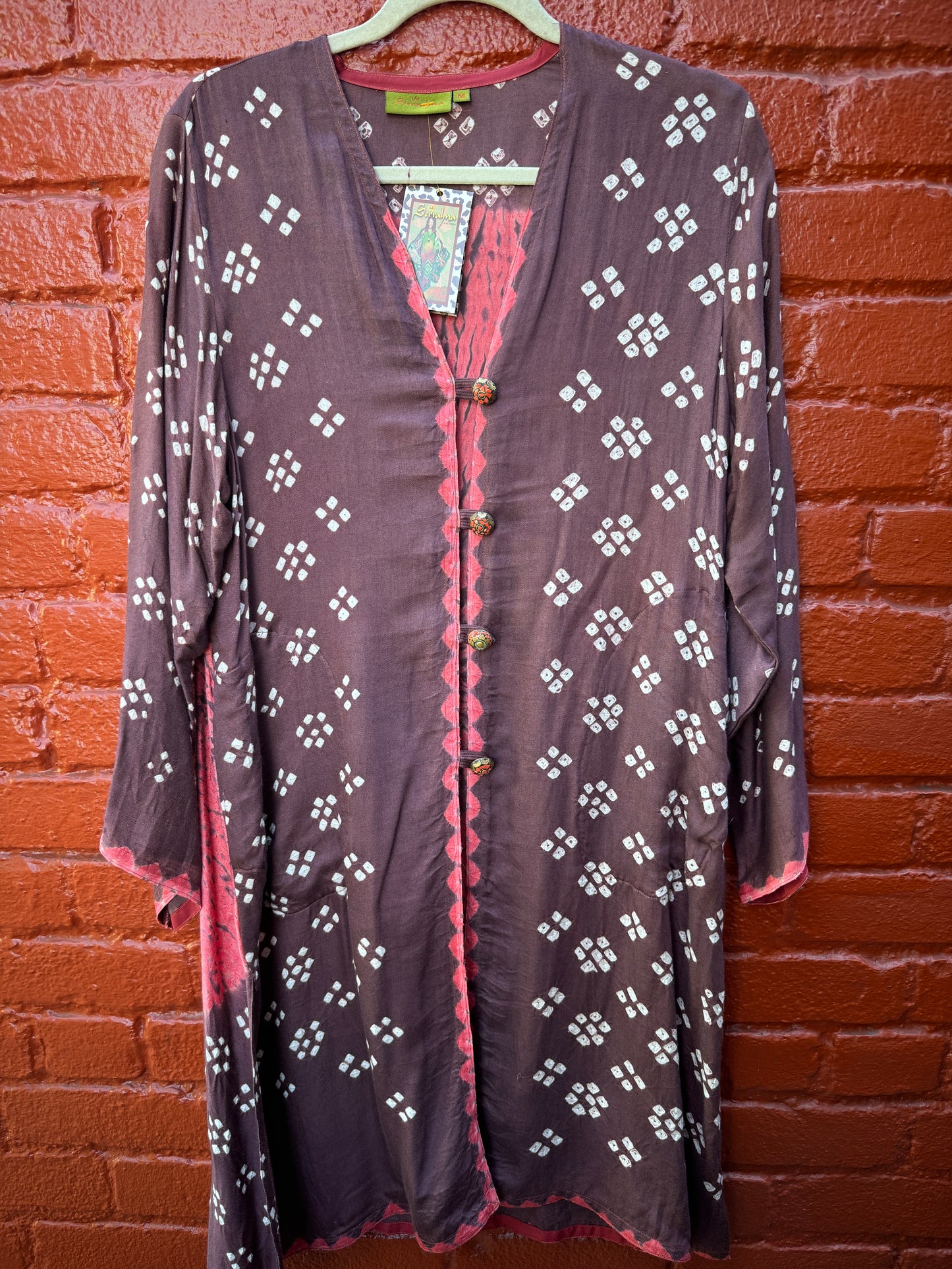 BIG CIRCLE BANDHANI COAT