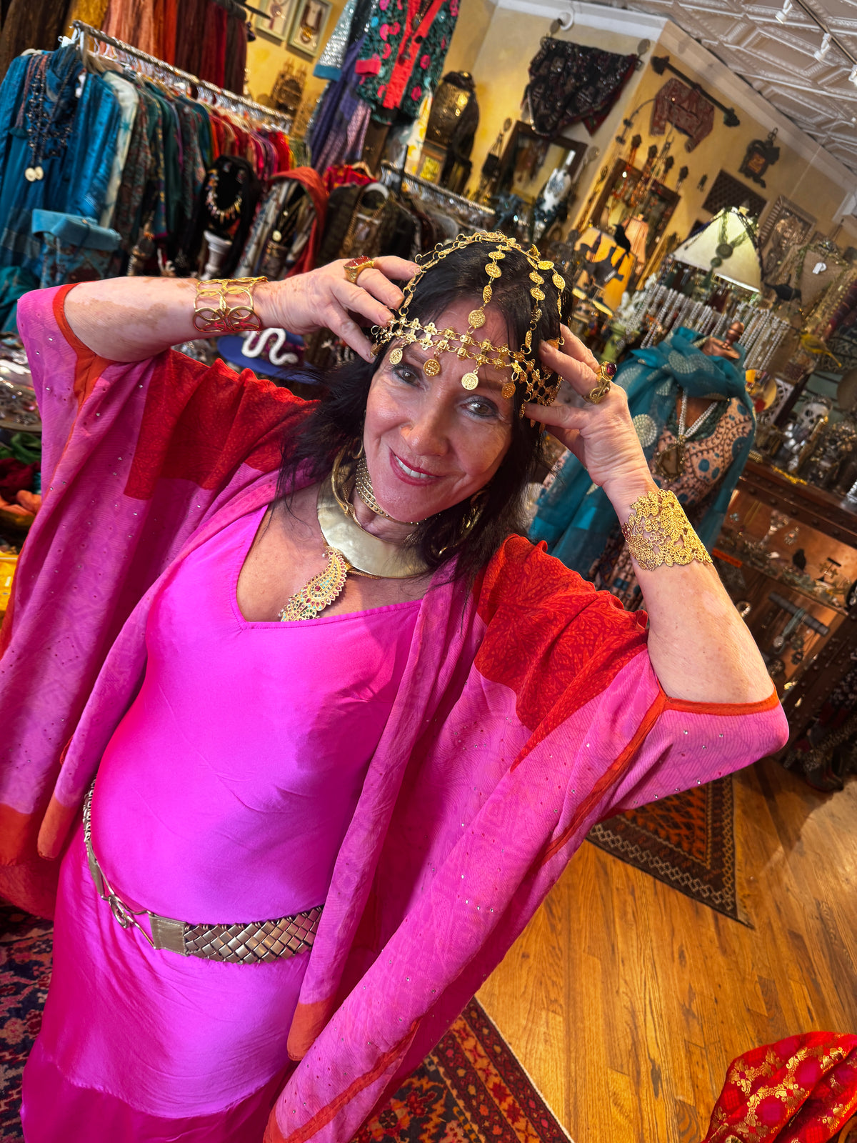GOLD CLEOPATRA CAP